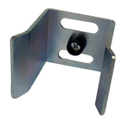 Glijdend Poortspoor Kit Catchers 54mm 108mm Wit Zink Geplateerd Staal