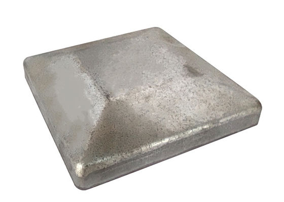 1,5 Duim 2 1/2 Duim 1 1/2“ Vierkante Metaal Postkappen 5 X 5 3 X 3 4 X 4 met Hals