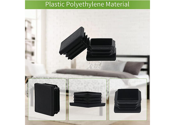 Rechthoekige Omheining Post Caps 75mm X 75mm het Zwarte Plastic Nylon van 200x200 4x4