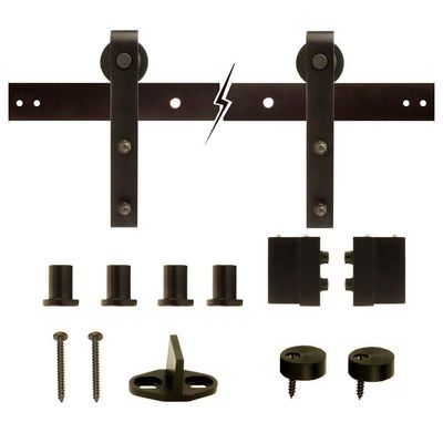 108 Duim 6.6FT 2 Meters van de de Hardware het Antieke Glijdende Staldeur van de Schuurpoort van het de Hardwaremessing Brons