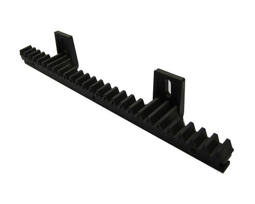 Het Rek van de staalbar en Opener 34cm 2 Ingebouwde Handvaten Zwarte Nylon M4 van de Pignon Glijdende Poort