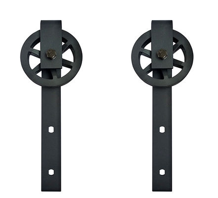 Enige Spoke van Riemhangers Zwarte Grote Wielrol voor Staldeurhardware
