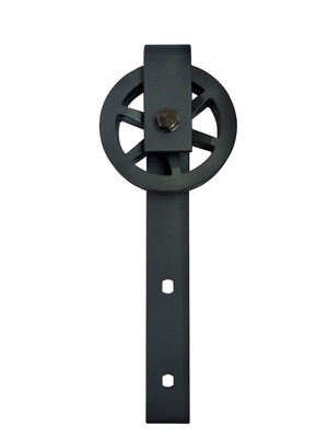 Enige Spoke van Riemhangers Zwarte Grote Wielrol voor Staldeurhardware