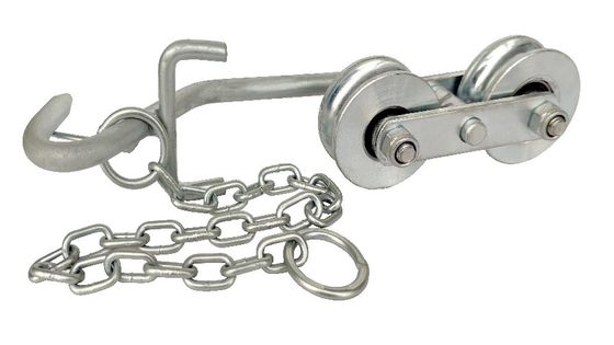 56mm Gegalvaniseerde van de Hangerrollen van de Staalbanaan van het de Banaanlandbouwbedrijf Hangende het Systeemuitrusting