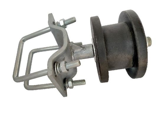 De Cantileverrol Nylon Rond Groove 4 van omheiningsgate steel nylon“