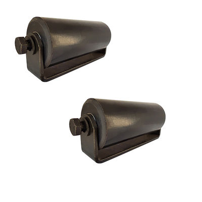 12 Rollen van de“ 6 Duim de Zij Nylon Plastic Gids met Steun voor Glijdende Rolling Poorthardware