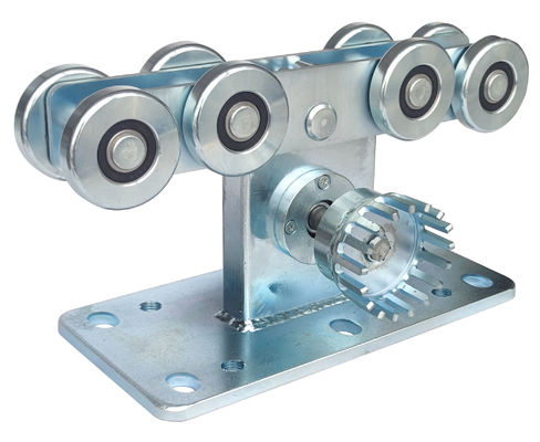 De Poortsysteem van de staal Wit Zink Geplateerd Cantilever met Toestelrek 8 Wielen