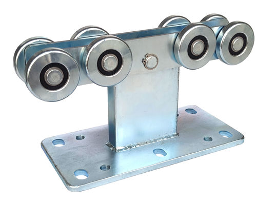 De Poortsysteem van de staal Wit Zink Geplateerd Cantilever met Toestelrek 8 Wielen