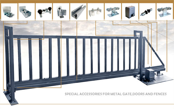 De Poortsysteem van de staal Wit Zink Geplateerd Cantilever met Toestelrek 8 Wielen