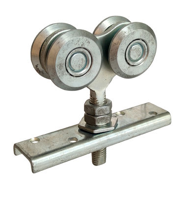 40mm galvaniseerden de Hangende Deurrollen met Staalbal Wit