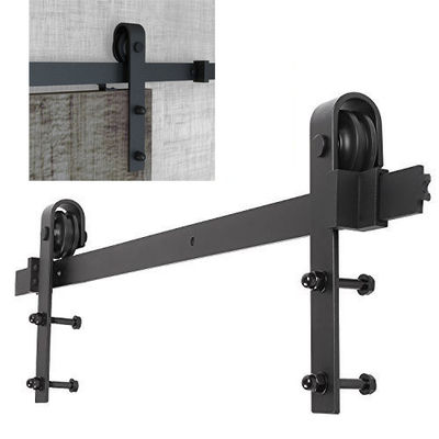 Binnenlandse Matte Black Sliding Barn Door-Hardware 2 Meters