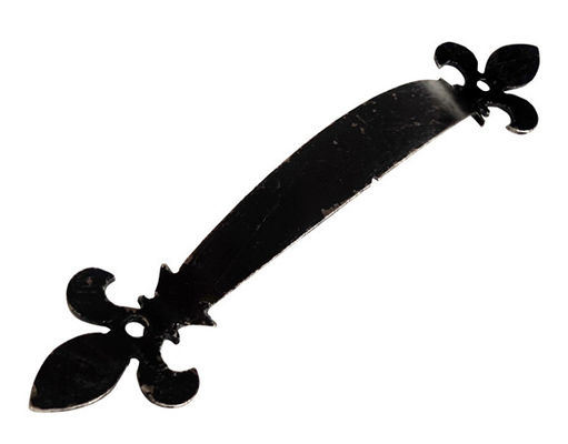 Zwarte Decoratieve het Handvattrekkracht van de Staalpoort 180mm 7“ voor Poort of Deur