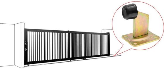 Het zilveren Zink plateerde de Regelbare Kurk van de Metaalpoort met Rubberbuffer