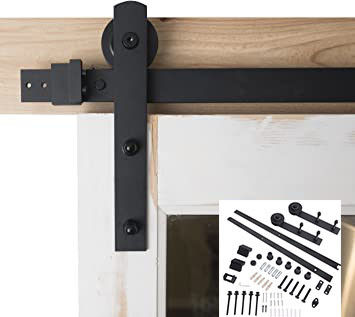 Ik vorm het Zwarte Spoor Kit For Single Door van de Staldeurhardware