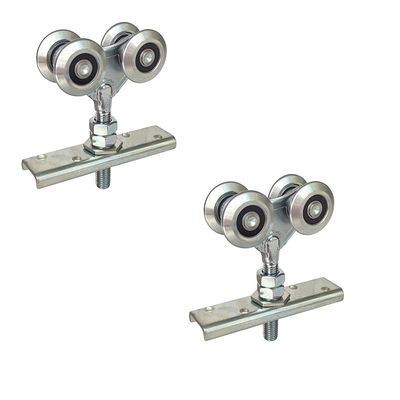 38mm Zink Geplateerde Staalkarretjes die Deurrollen voor Glijdende Systemen hangen