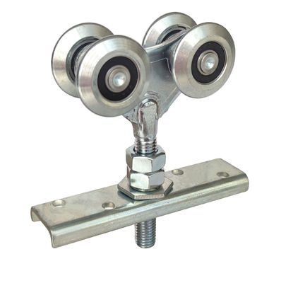 38mm Zink Geplateerde Staalkarretjes die Deurrollen voor Glijdende Systemen hangen