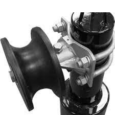 Nylon Rod Black Roller 4 Duim Gegalvaniseerde Rond en Vierkant
