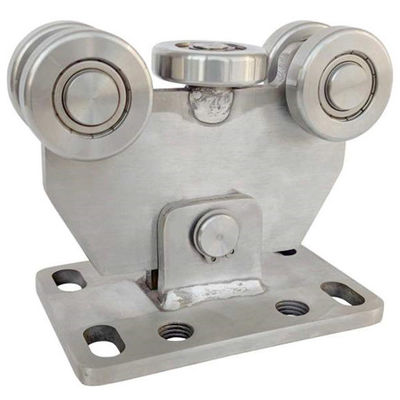 Roestvrij staal 304 Dia 50mm Vervoer 5 van de Cantileverpoort Wielen voor 60X60-Spoor