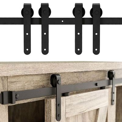 5Ft Mini Single Barn Door Hardware Kit Classic Strap J Vormhanger