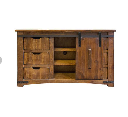 Zwart Poeder Met een laag bedekt Kabinet Mini Barn Door Hardware Kit voor Dubbele Deur