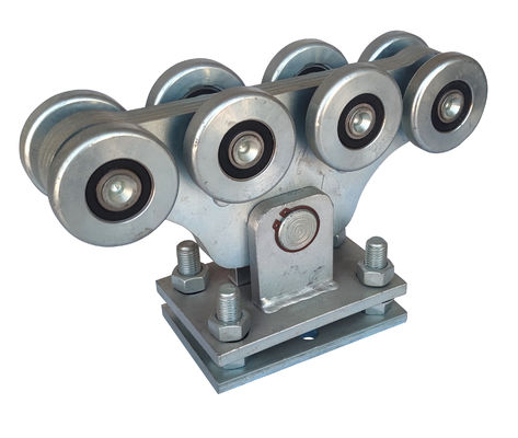 8 van het de Poortwiel van de rol het Middelgrote Cantilever Regelbare 68mm Witte Zink