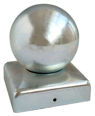 Gegalvaniseerde Sferische Ton 100x100mm van Post Caps Round van de Staalomheining