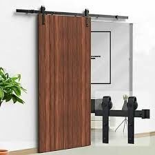 Op zwaar werk berekende Stevige Glijdende Staldeurhardware Kit Super Smoothly en stil Eenvoudig en Gemakkelijk om“ te installeren Brede Deur Geschikte 60