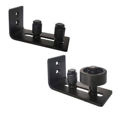 Matte Black Interior Barn Door-Vloergids met 8 Opstellingsoptie